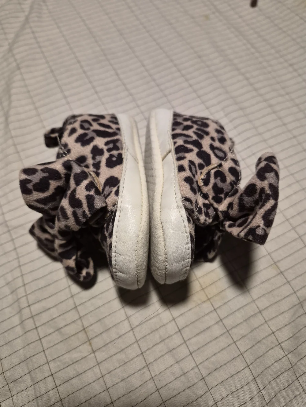 Target Leopard Print With Bow Dress Shoes in Black & Gray
